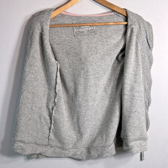 SOMA Lounge 100% Cotton Hooded Zip Up Jacket size S - Picture 9 of 10